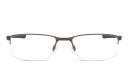 Shop Oakley Half-Rim Rectangle Eyeglasses online.