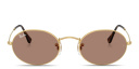 Shop Ray-Ban Oval Metal Unisex Sunglasses online.