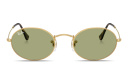 Shop Ray-Ban Oval Metal Unisex Sunglasses online.