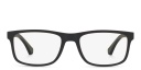 Shop Emporio Armani Wide Rectangle Eyeglasses online.