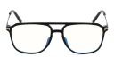 Shop TOM FORD T Logo Aviator Eyeglasses online.