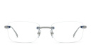 Shop EYE'M Rimless Rectangle Eyeglasses online.