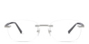 Shop EYE'M Rimless Rectangle Eyeglasses online.