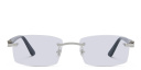 Shop Cartier Signature 'C'de Cartier Rimless Eyeglasses online.