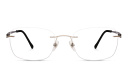 Shop EYE'M Rimless Rectangle Eyeglasses online.
