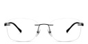 Shop EYE'M Rimless Rectangle Eyeglasses online.