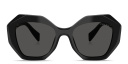 Shop PRADA Irregular Sunglasses online.