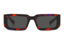 Shop PRADA Rectangle Sunglasses online.