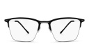Shop MONOGRAM Half Rim Square Eyeglasses online.