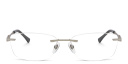 Shop EYE'M Rimless Wide Rectangle Eyeglasses online.