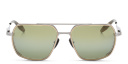 Shop AKONI Pathfinder Rectangle Sunglasses online.