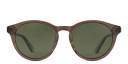 Shop GUCCI Lettering Round Sunglasses online.