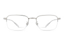 Shop MONTBLANC Half-Rim Rectangle Eyeglasses online.