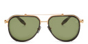 Shop AKONI Echo Aviator Sunglasses online.