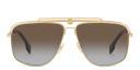 Shop VERSACE Greca-detailed Aviator Sunglasses online.