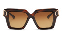Shop VALENTINO Oversized Square Sunglasses online.