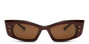 Shop VALENTINO Rectangle Sunglasses online.