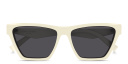 Shop SAINT LAURENT YSL Logo Cat-Eye Sunglasses online.