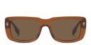 Shop BURBERRY Rectangle Sunglasses online.