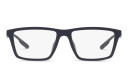 Shop Emporio Armani Wide Rectangle Eyeglasses online.