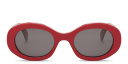 Shop CELINE Triomphe Oval Sunglasses online.