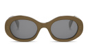 Shop CELINE Triomphe Oval Sunglasses online.