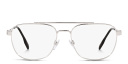 Shop BURBERRY Wide Square Eyeglasses online.