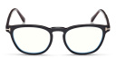 Shop TOM FORD Unisex Round Eyeglasses online.