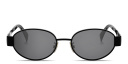 Shop CELINE Metal Triomphe Oval Sunglasses online.