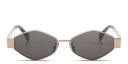 Shop CELINE Metal Triomphe Geometric Sunglasses online.