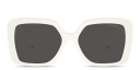 Shop MIU MIU Irregular Sunglasses online.