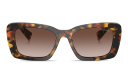 Shop MIU MIU Rectangle Sunglasses online.