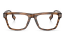 Shop BURBERRY Wide Square Eyeglasses online.
