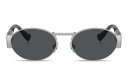 Shop VERSACE Medusa Deco Unisex Oval Sunglasses online.