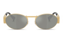 Shop VERSACE Medusa Unisex Oval Sunglasses online.