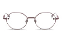 Shop VALENTINO V-Stud Irregular Eyeglasses online.