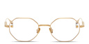 Shop VALENTINO V-Stud Irregular Eyeglasses online.