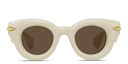 Shop LOEWE Signature Black Pantos Sunglasses online.