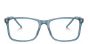 Shop GIORGIO ARMANI Logo Wide Rectangle Eyeglasses online.