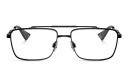 Shop Dolce & Gabbana Logo Wide Rectangle Eyeglasses online.