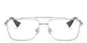 Shop Dolce & Gabbana Logo Wide Rectangle Eyeglasses online.