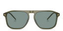 Shop GIORGIO ARMANI Logo Square Sunglasses online.