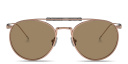 Shop BRUNELLO CUCINELLI Sartorial Sunset Unisex Round Sunglasses online.