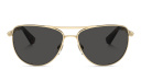 Shop BURBERRY Logo Aviator Sunglasses online.