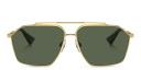Shop Dolce & Gabbana Logo Aviator Sunglasses online.