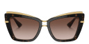 Shop Dolce & Gabbana Logo Cat-Eye Sunglasses online.