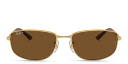 Shop Ray-Ban Logo Unisex Irregular Sunglasses online.