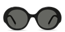 Shop LOEWE Slim Blue Round Sunglasses online.