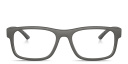 Shop Prada Linea Rossa Logo Lettering Rectangle Eyeglasses online.