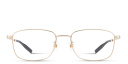 Shop MONTBLANC Snowcap Rectangle Eyeglasses online.